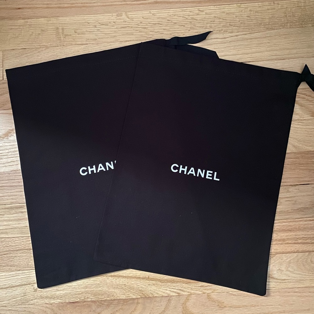 Chanel shoe dust bags